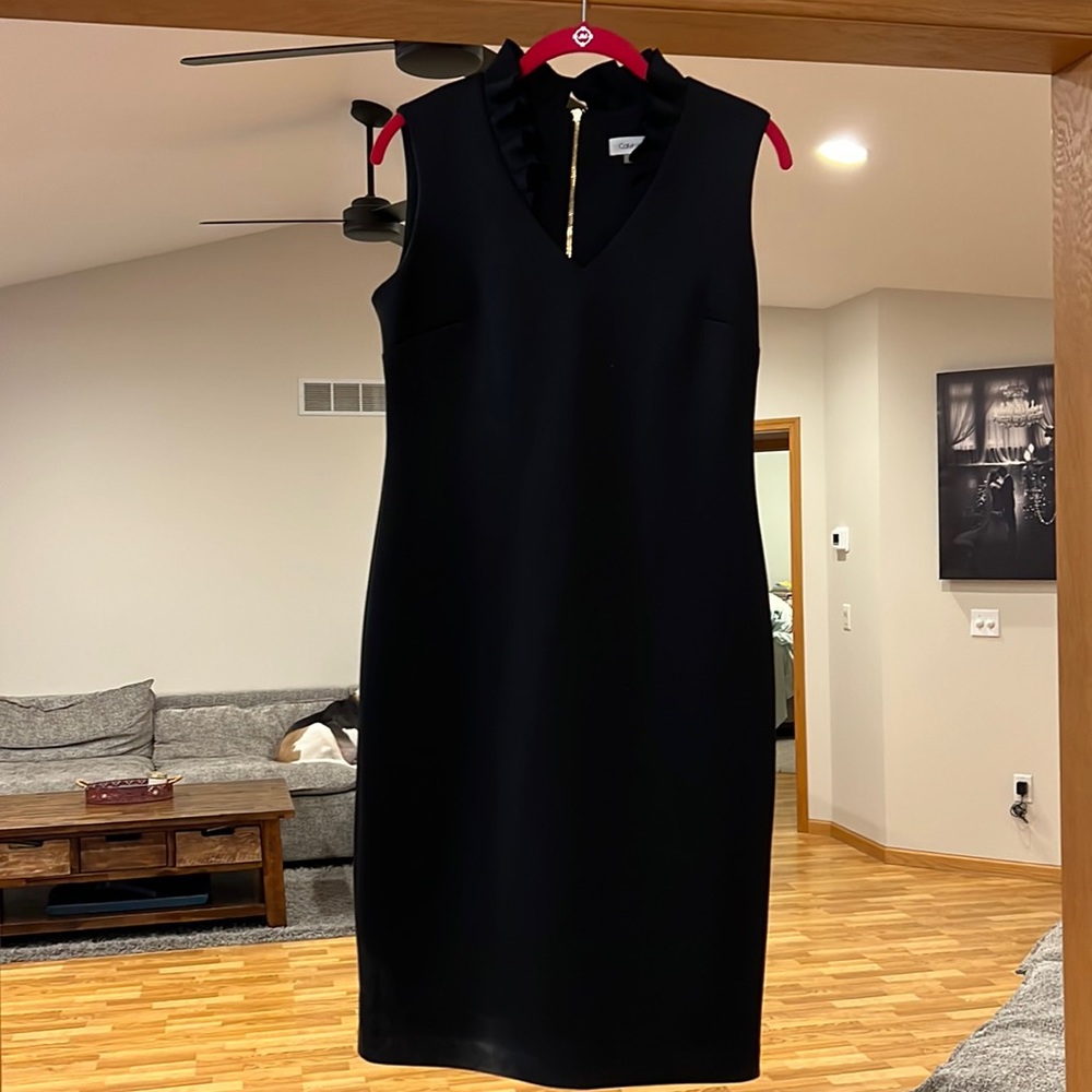 Cleaning out closet! Calvin Klein black dress, size 8